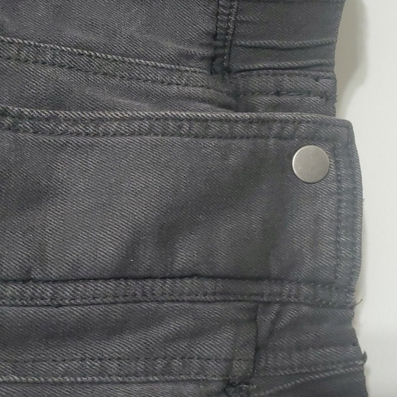 Sonoma jacket women's size xl black snap old school look hidden zipper elastic - Picture 4 of 10